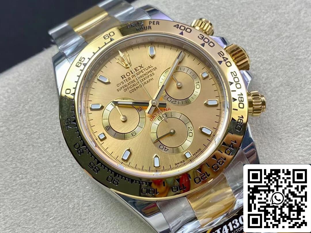 Rolex Daytona M116503-0003 1:1 Mejor edición BT Factory Gold Dial