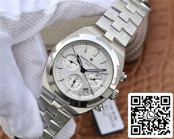 Vacheron Constantin Overseas 5500V/110A-B075 1:1 Best Edition 8F Factory quadrante bianco argentato