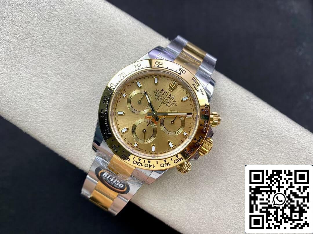 Rolex Daytona M116503-0003 1:1 Mejor edición BT Factory Gold Dial