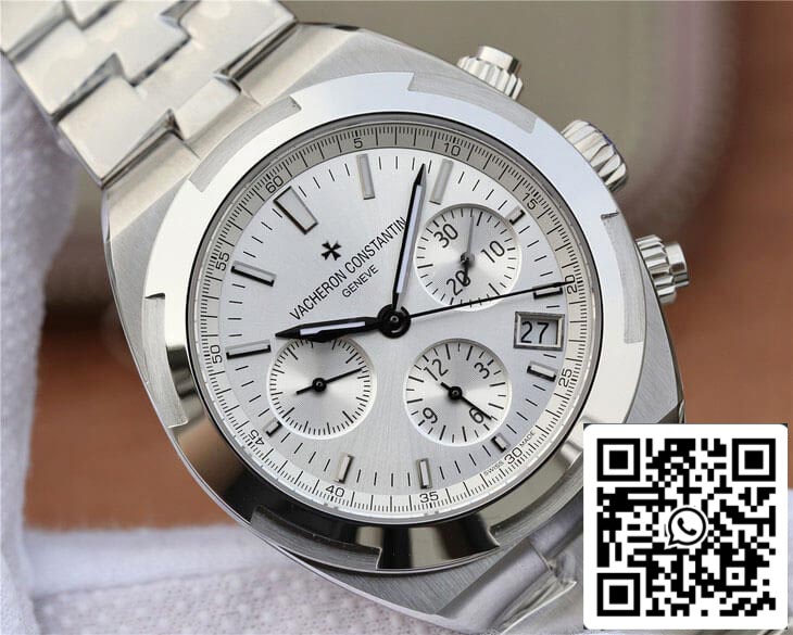 Vacheron Constantin Overseas 5500V/110A-B075 1:1 Best Edition 8F Factory quadrante bianco argentato