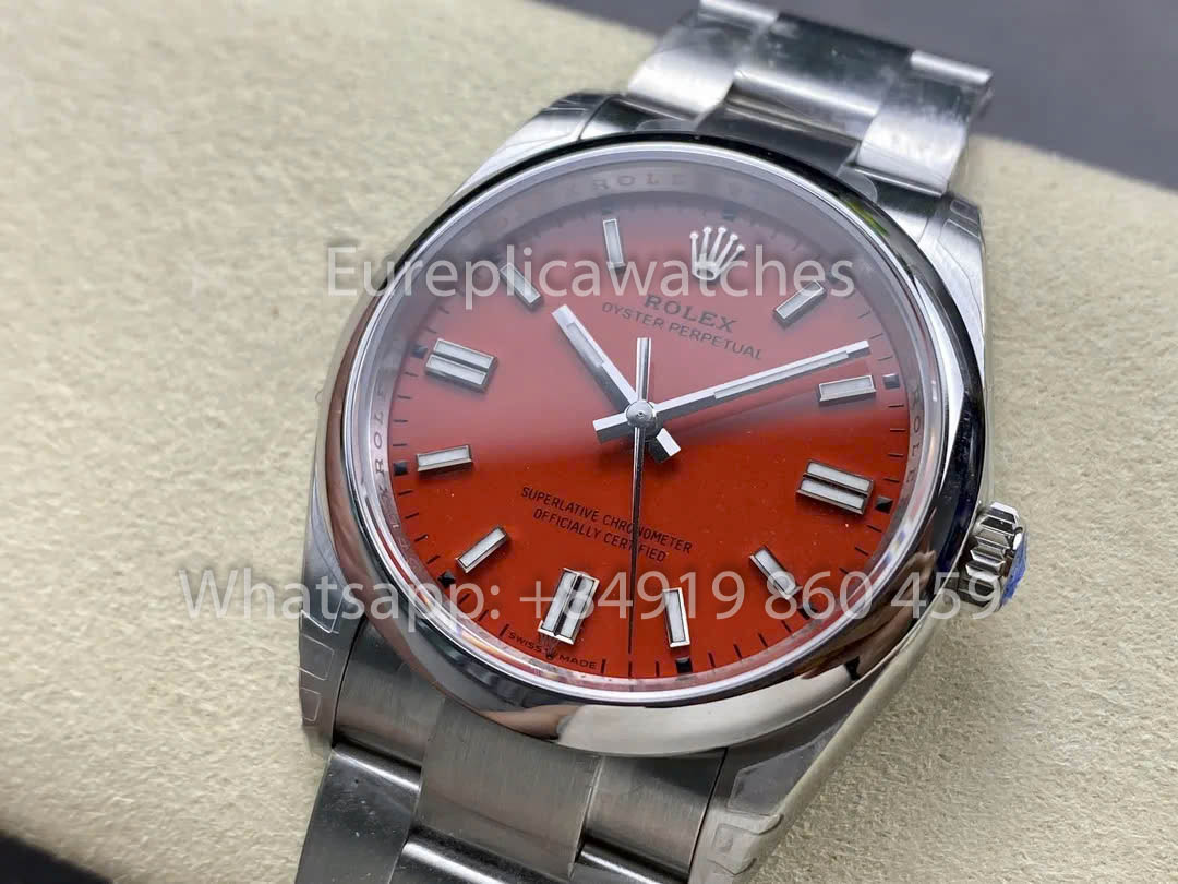 Rolex Oyster Perpetual M126000-0007 36MM 1:1 Mejor clon VS esfera roja de fábrica