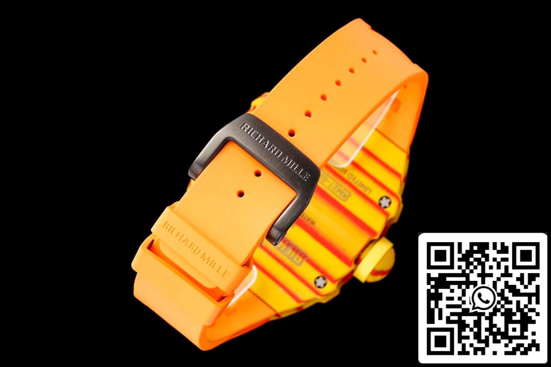 Richard Mille RM27-03 Rafael Nadal Tourbillon 1:1 Mejor edición RM Factory Correa de caucho amarilla