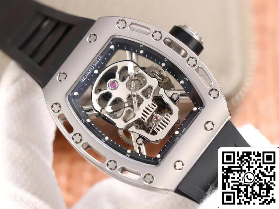Richard Mille RM52-01 Tourbillon 1:1 Best Edition JB Factory Skull Dial