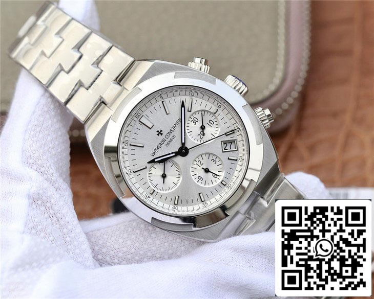 Vacheron Constantin Overseas 5500V/110A-B075 1:1 Best Edition 8F Factory quadrante bianco argentato