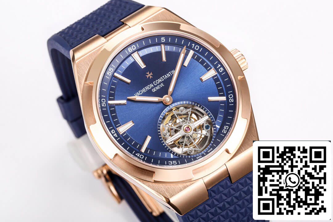 Vacheron Constantin Overseas Tourbillon 6000V/110R-B733 1:1 Best Edition BBR Cinturino in caucciù di fabbrica