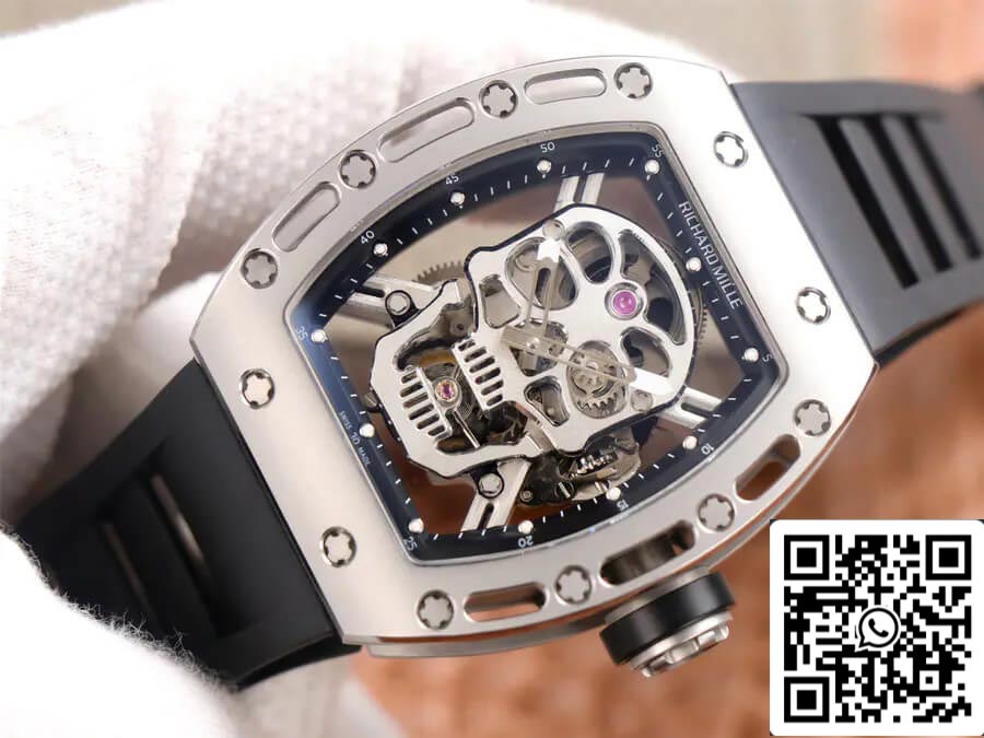 Richard Mille RM52-01 Tourbillon 1:1 Best Edition JB Factory Skull Dial