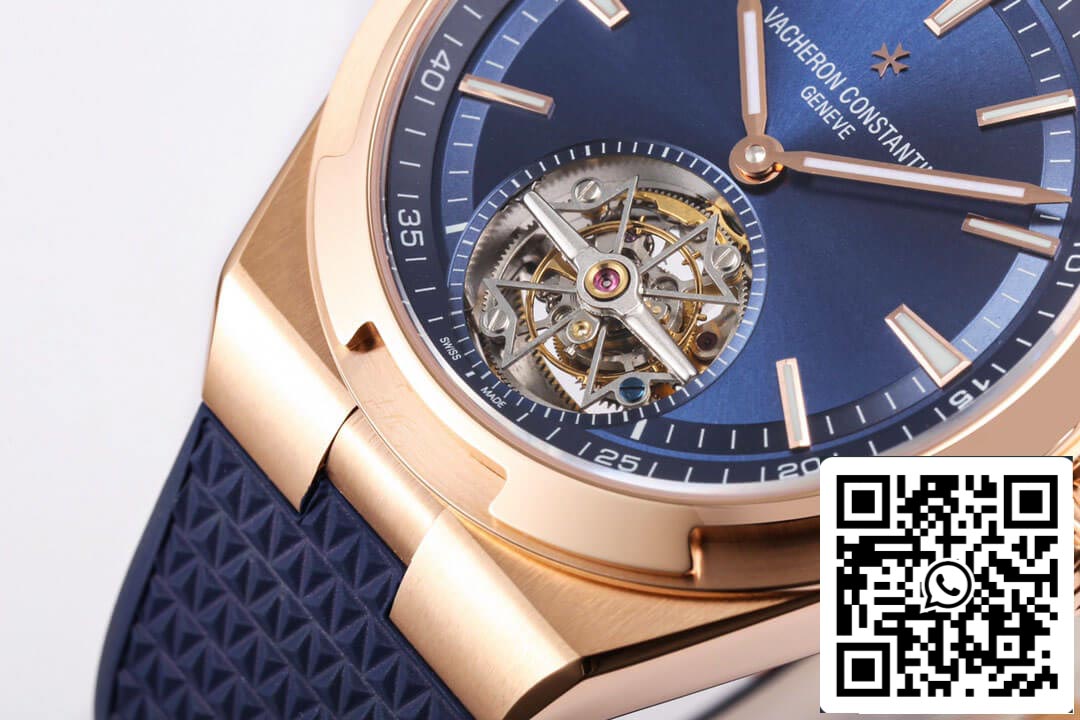 Vacheron Constantin Overseas Tourbillon 6000V/110R-B733 1:1 Best Edition BBR Cinturino in caucciù di fabbrica