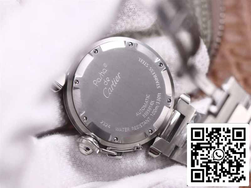 Cartier Pasha W31073M7 1:1 Mejor edición V9 Factory esfera plateada Swiss Cal.049
