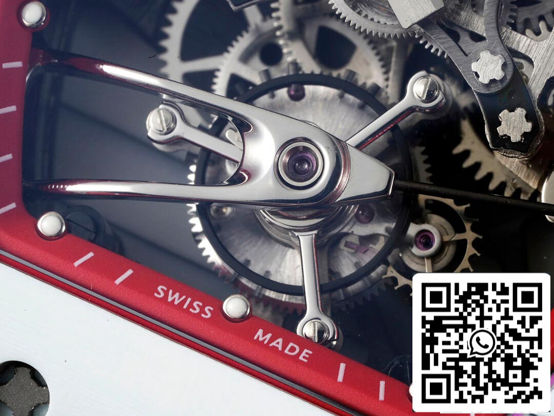 Richard Mille RM27-02 Rafael Nadal Tourbillon 1:1 Mejor Edición RM Factory Correa de Caucho Roja