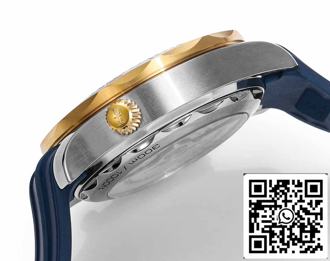 Correa de caucho de fábrica N1 para Omega Seamaster 210.20.44.51.03.001 Diver 300m 1:1 Best Edition