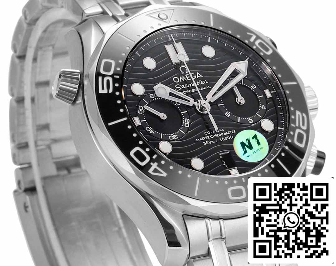 Omega Seamaster 210.30.44.51.01.001 Diver 300m 1:1 Best Edition N1 Factory Esfera negra