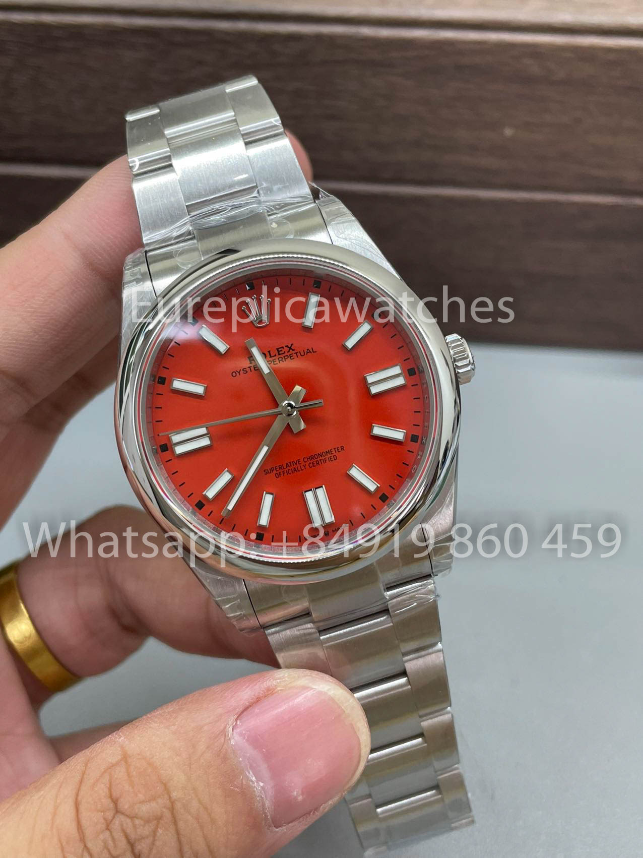 Rolex Oyster Perpetual M124300 41MM 1:1 Mejor clon VS esfera roja de fábrica