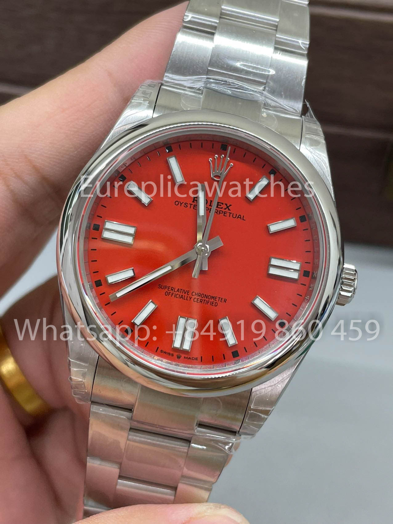 Rolex Oyster Perpetual M124300 41MM 1:1 Mejor clon VS esfera roja de fábrica