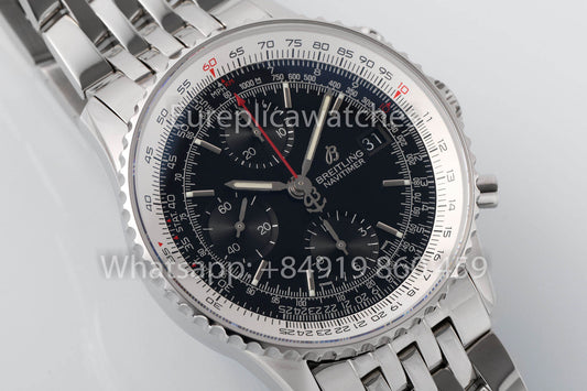BREITLING Navitimer Chronograph 41A13324121B1A1  Black Dial 1:1 Best Clone EF Factory