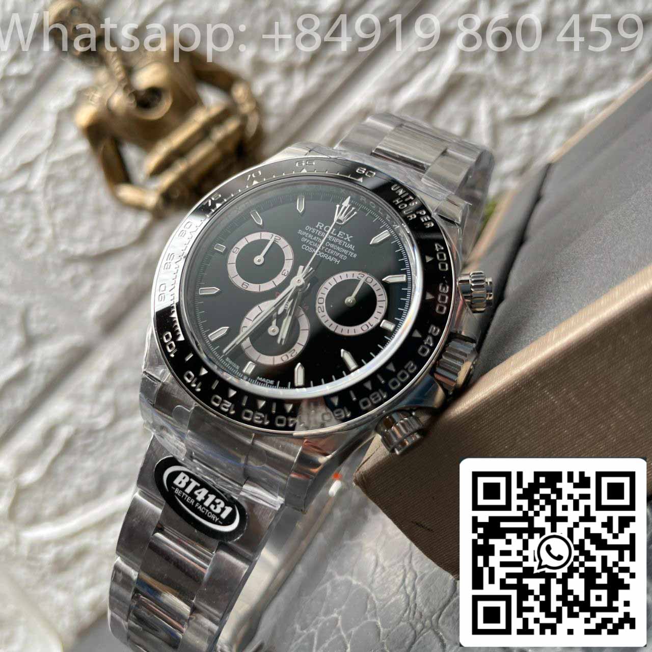 Rolex Cosmograph Daytona M126500ln-0002 Nuevo movimiento 4131 1:1 Mejor edición BT Factory