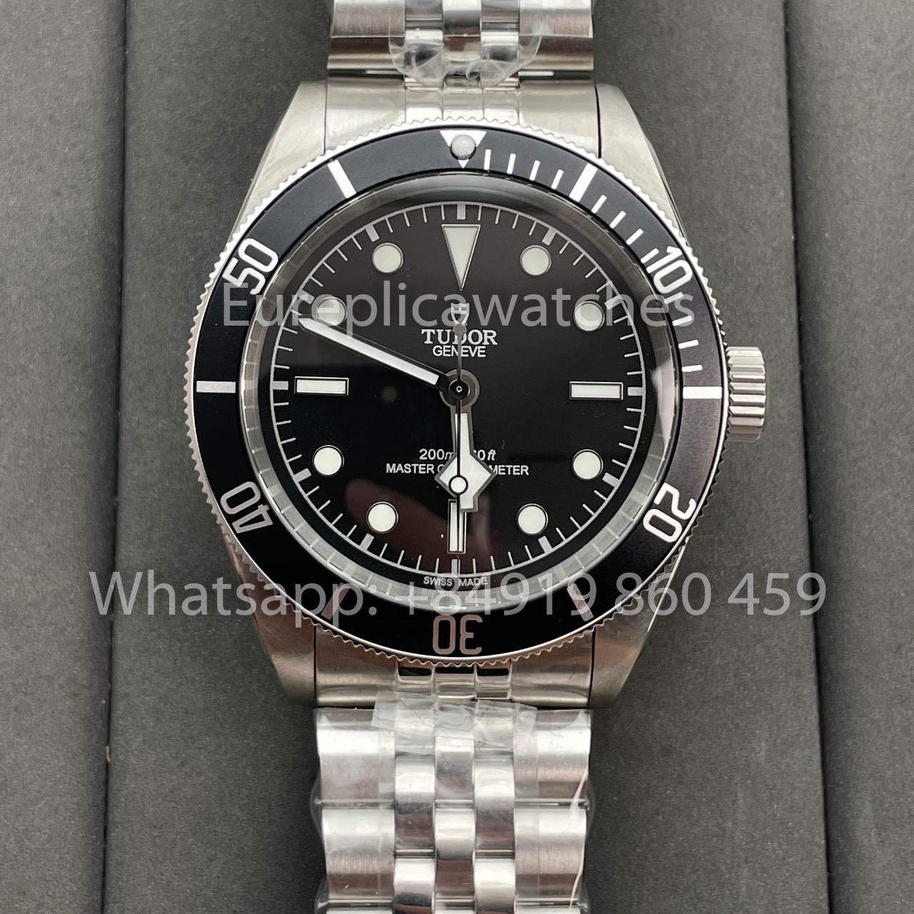 Tudor Monochrome Black Bay 1:1 Best Clone GR Factory Black Bezel