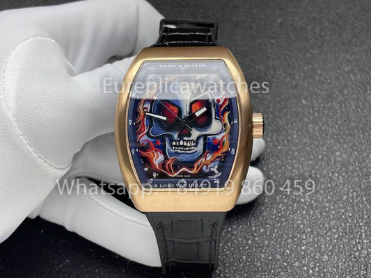 Franck Muller Vanguard Loes Van Delft 1:1 Miglior clone ABF Factory Oro rosa