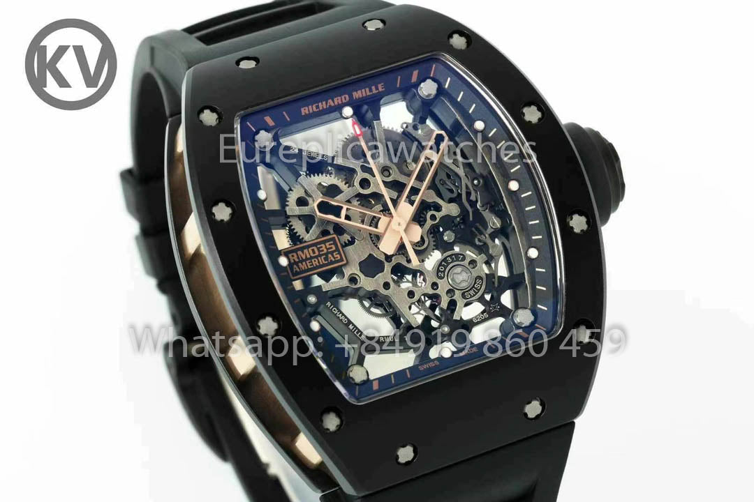 Richard Mille RM035 Rafael Nadal Américas Edición Limitada 1:1 Mejor Clon KV Factory