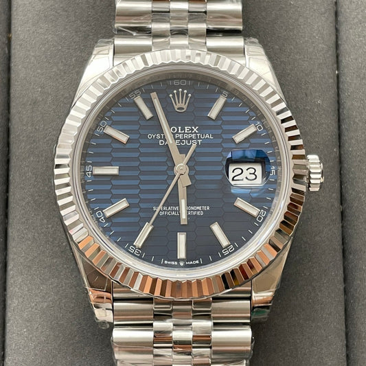 Rolex Datejust M126334-0032 41MM 1:1 Mejor edición VS Fábrica Acero inoxidable 2024