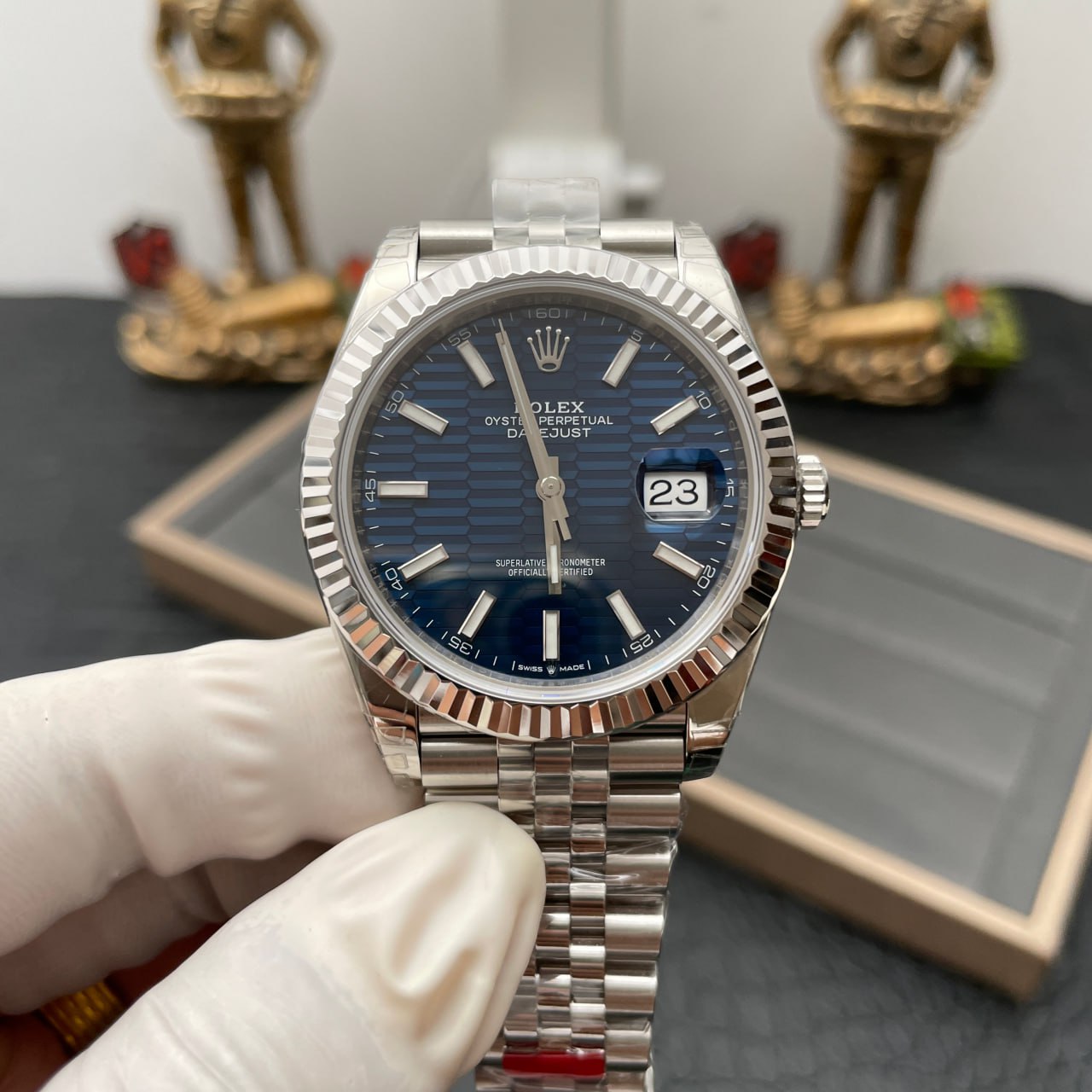 Rolex Datejust M126334-0032 41MM 1:1 Mejor edición VS Fábrica Acero inoxidable 2024