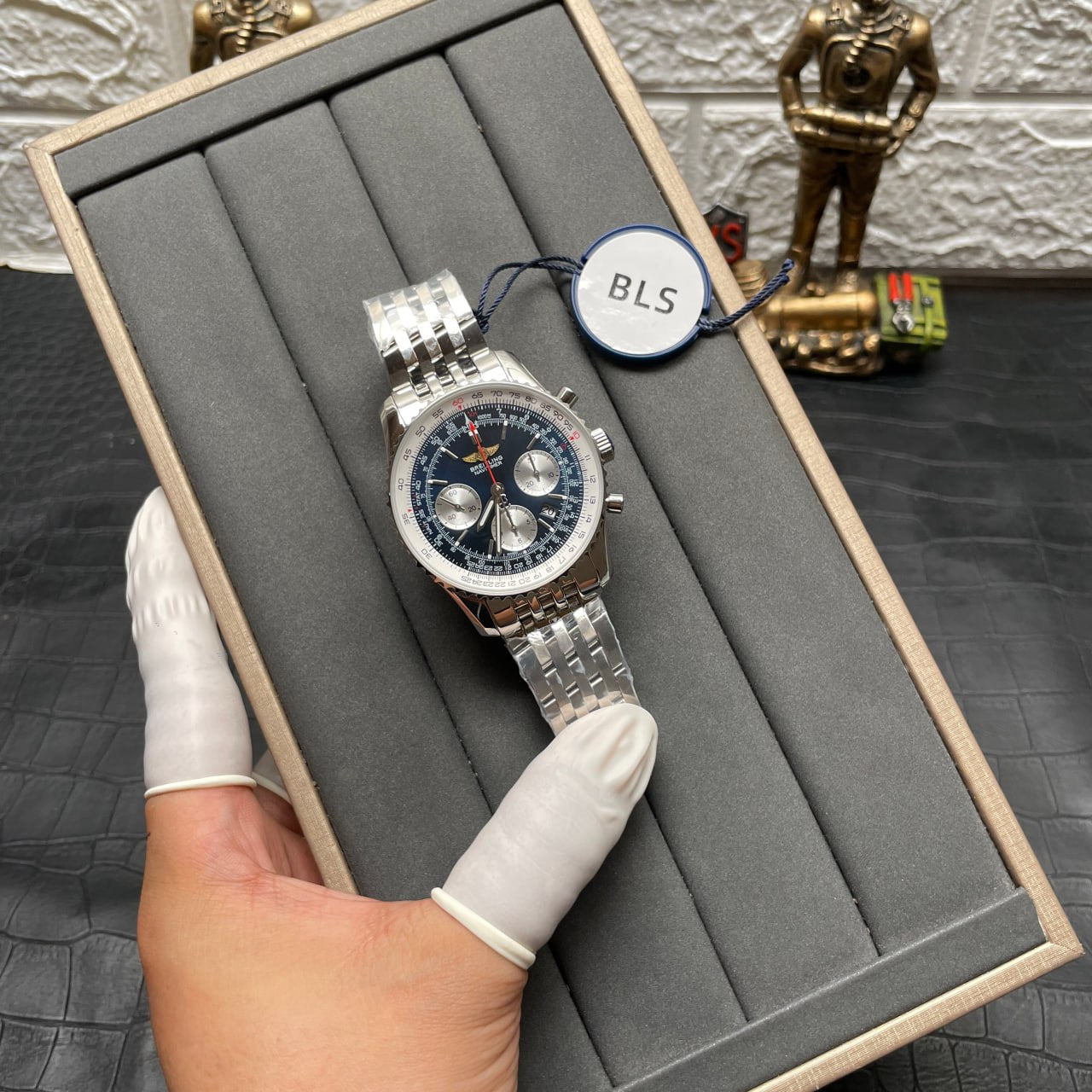 Breitling Navitimer 01 AB012012/BB01/447A BLS Factory 1:1 Best Edition Caja trasera abierta