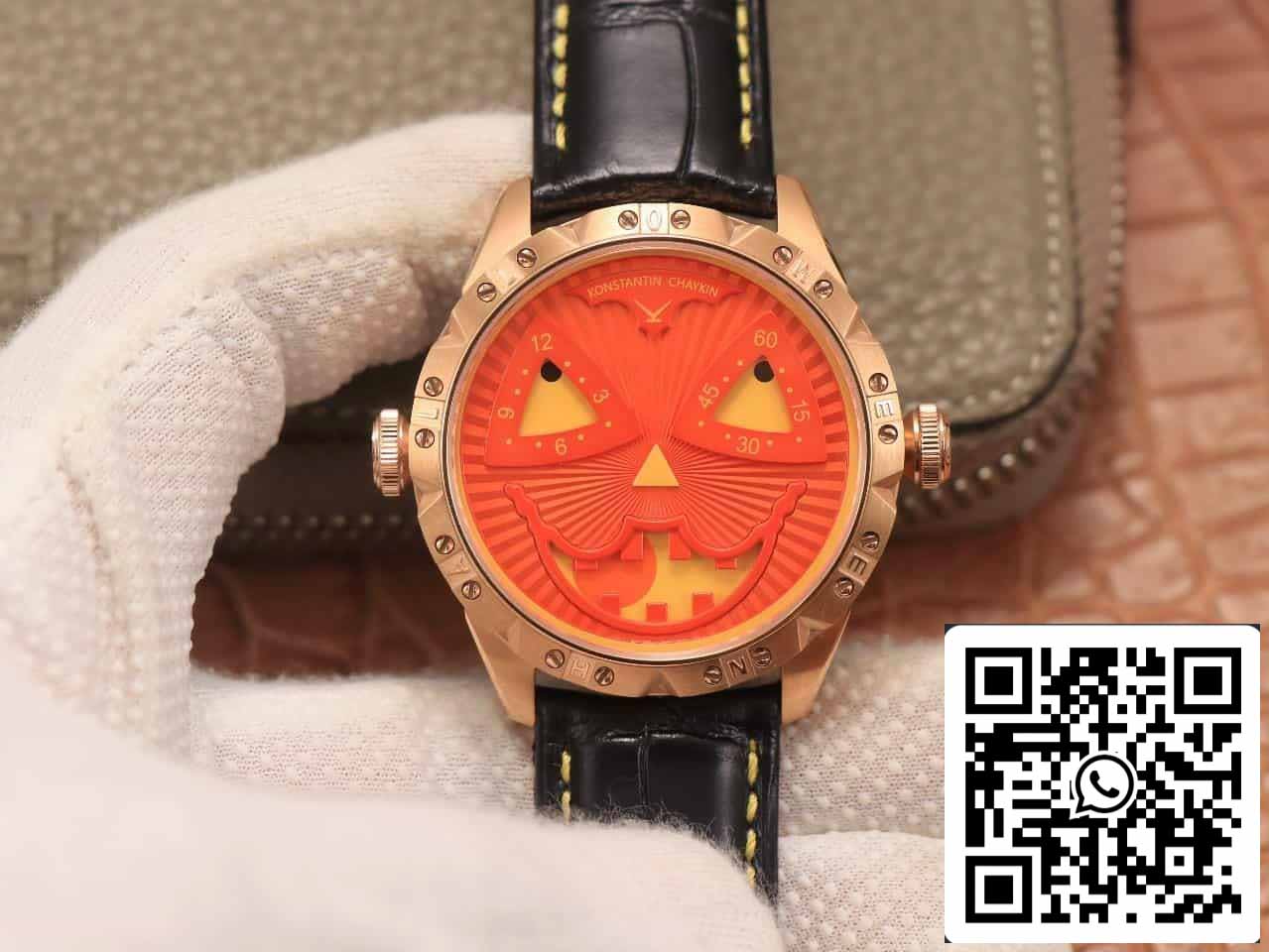 Cabeza de calabaza Joker K07 de Konstantin Chaykin con su versión TW Factory V3s de color naranja brillante 1:1 Best Edition