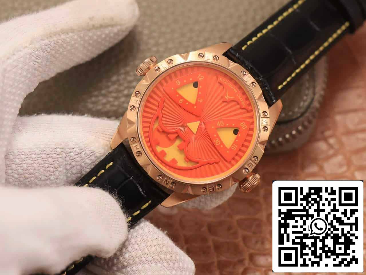 Cabeza de calabaza Joker K07 de Konstantin Chaykin con su versión TW Factory V3s de color naranja brillante 1:1 Best Edition