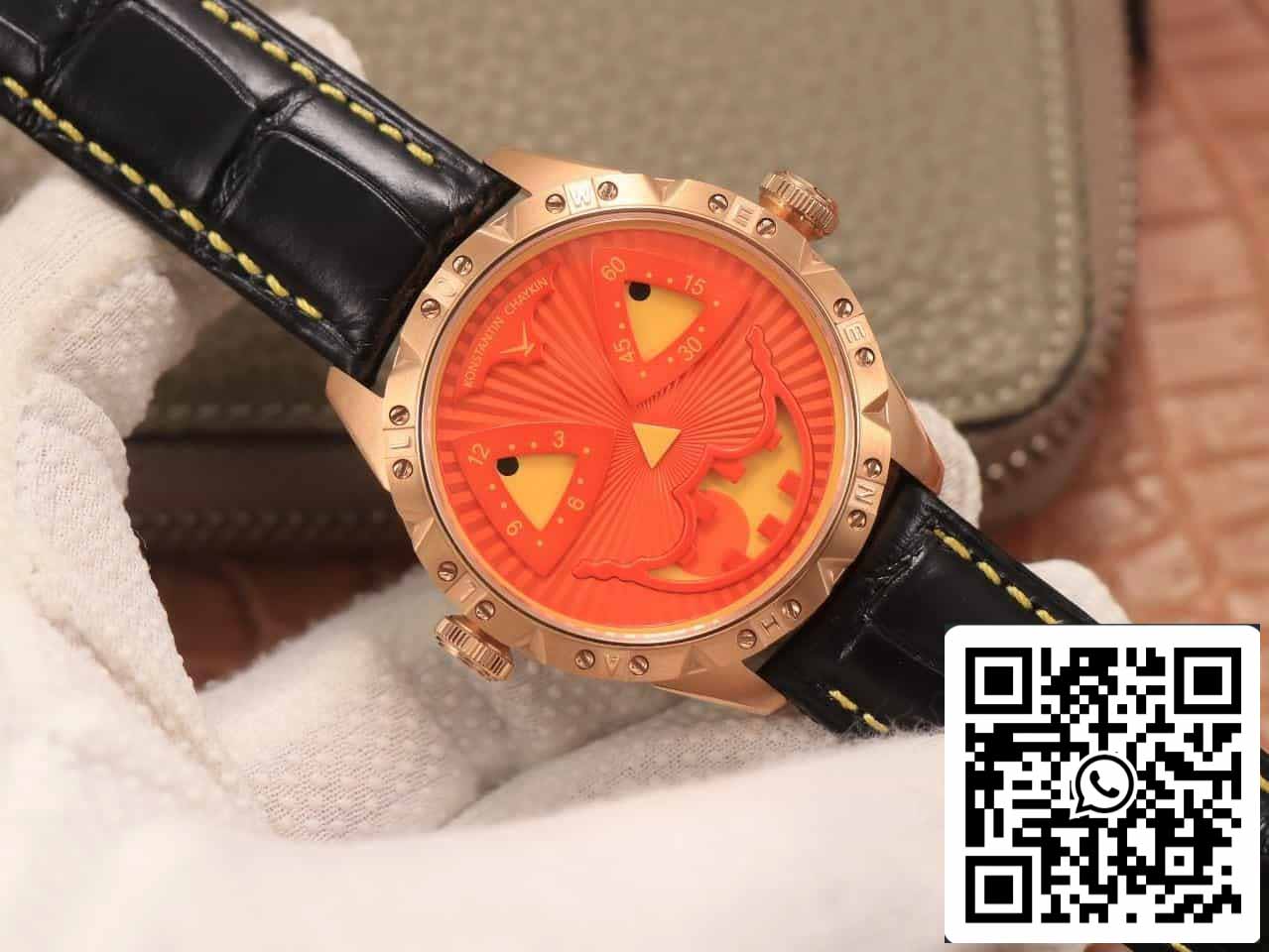 Cabeza de calabaza Joker K07 de Konstantin Chaykin con su versión TW Factory V3s de color naranja brillante 1:1 Best Edition