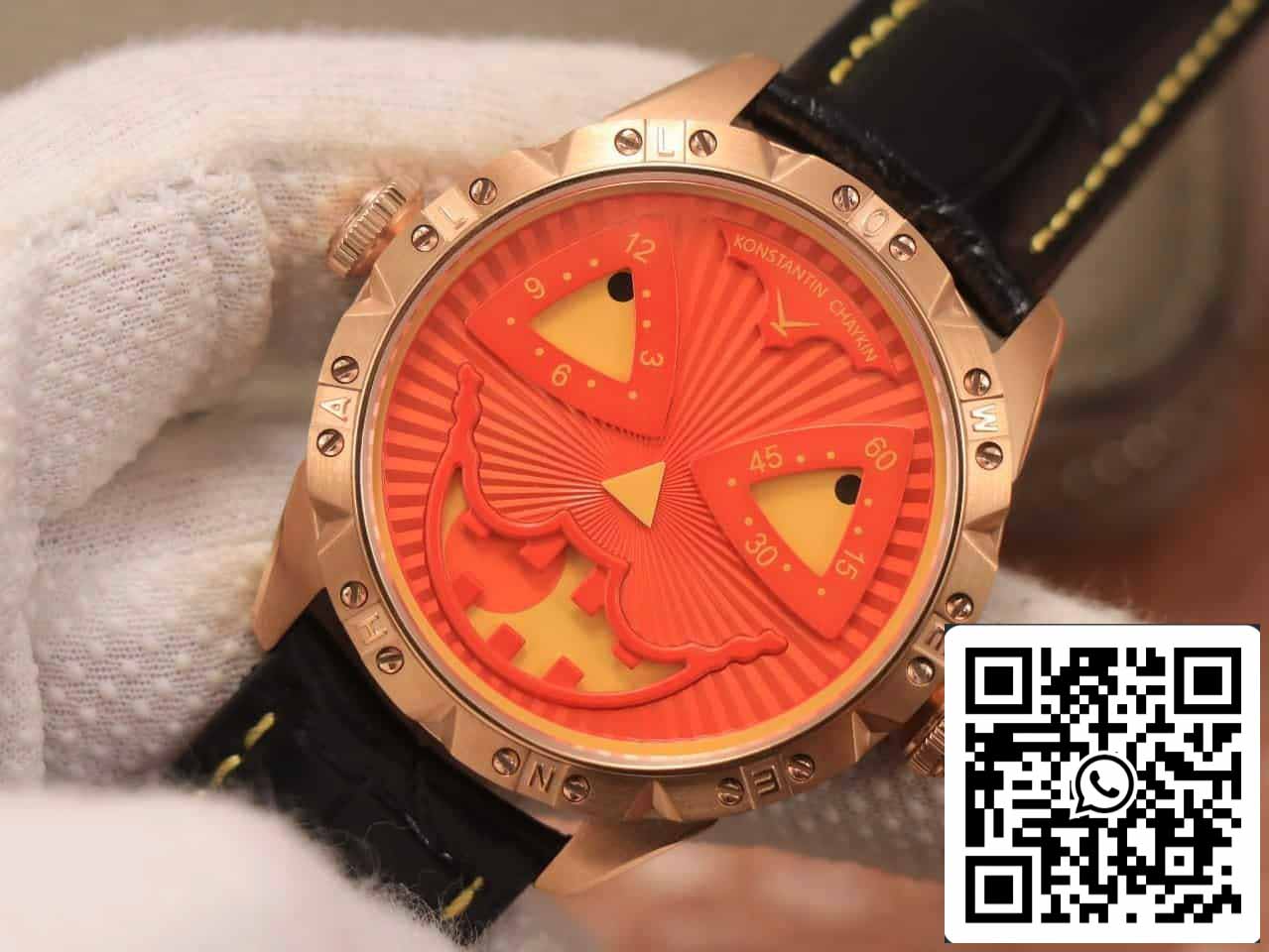 Cabeza de calabaza Joker K07 de Konstantin Chaykin con su versión TW Factory V3s de color naranja brillante 1:1 Best Edition