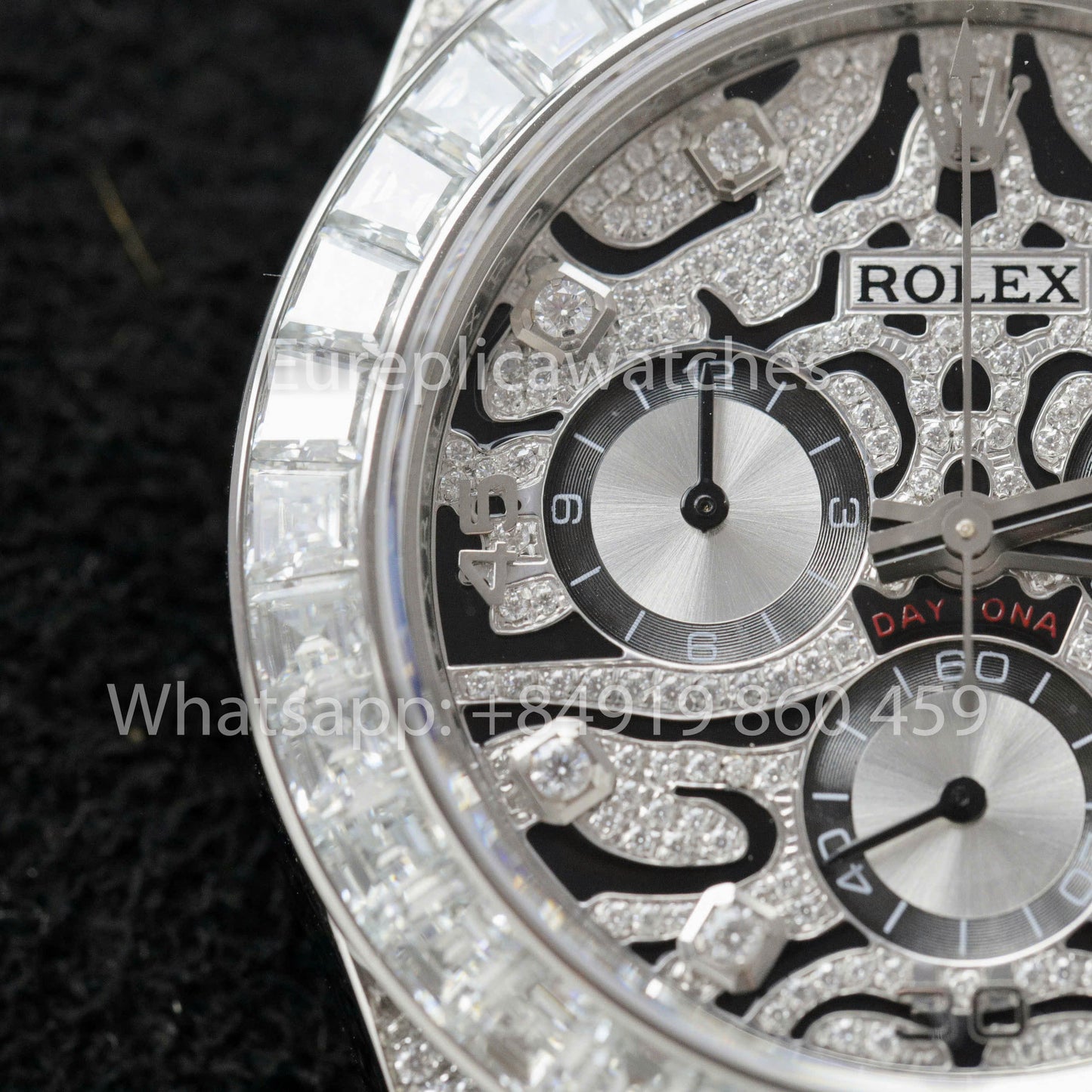 Rolex Daytona 116588TBR "Eye of the Tiger" 1:1 Best Clone Custom Moissanite
