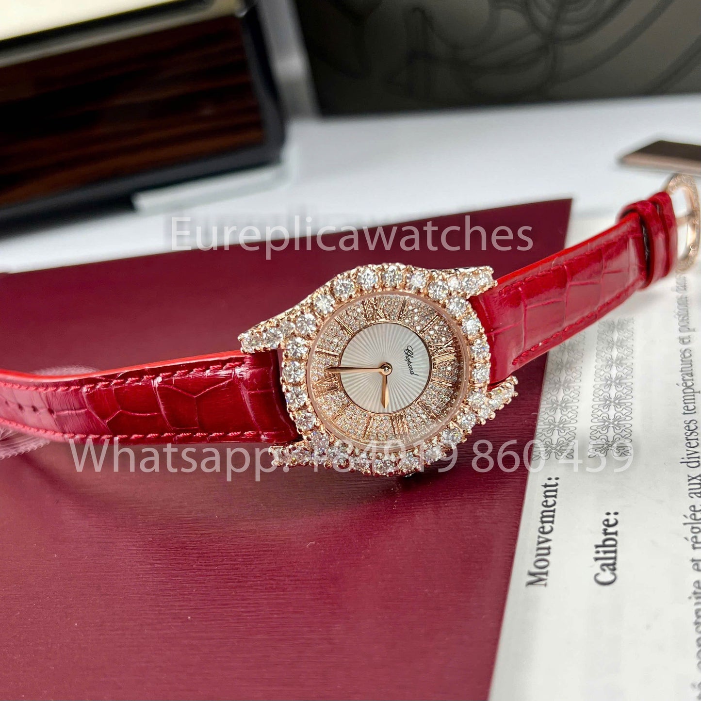 Chopard L’Heure du Diamant Rose Gold  1:1 Best Clone custom Watch