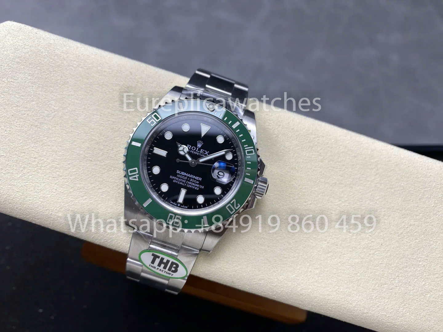 Rolex Submariner M126610LV-0002 Kermit 1:1 Super Clone THB de fábrica